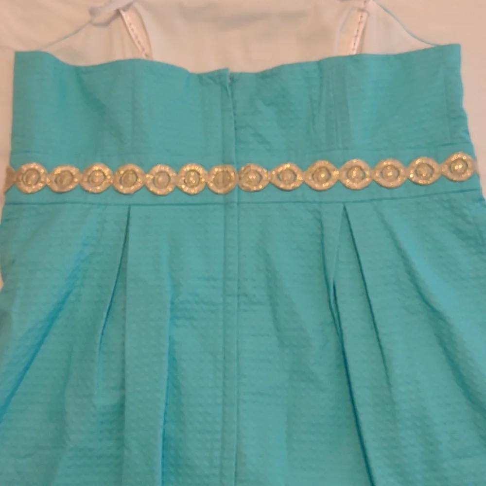 Lilly Pulitzer Betsey Strapless Dress Sz. 8 - Picture 4 of 8